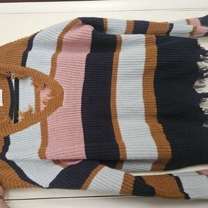 Striped V-Neck Sweater
